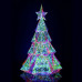 HOLOGRAM ALBERO IRIDESCENTE C/LED CM.50H (4pz)